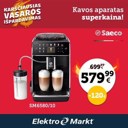 Saeco kavos aparatas superkaina