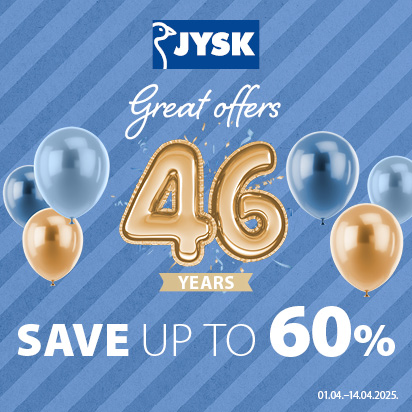 Puikūs pasiūlymai jau 46 metus!