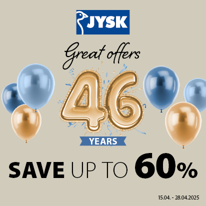 Puikūs pasiūlymai 46 metus