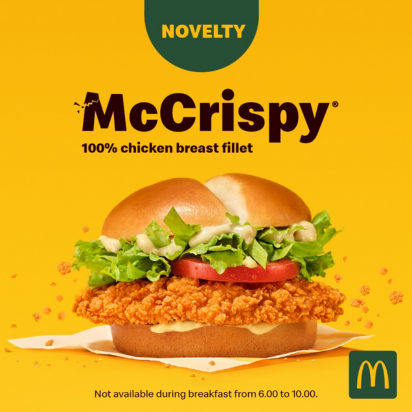 McCrispy® Meilė iš pirmo traškesio