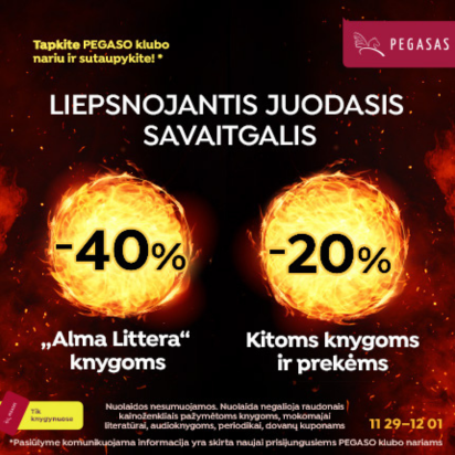 PEGASAS | LIEPSNOJANTIS JUODASIS SAVAITGALIS