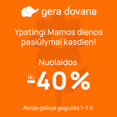 Ypatingos nuolaidos kasdien iki -40 %!