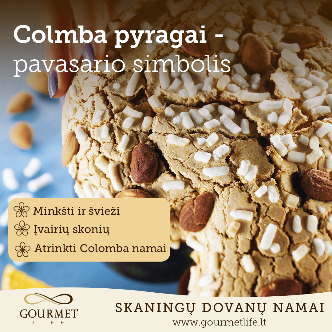 Colomba pyragai – Gourmet life parduotuvėje