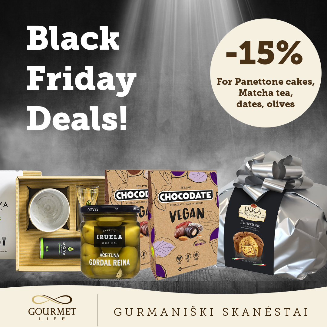 Gourmet life juodasis penktadienis 11.24-26!