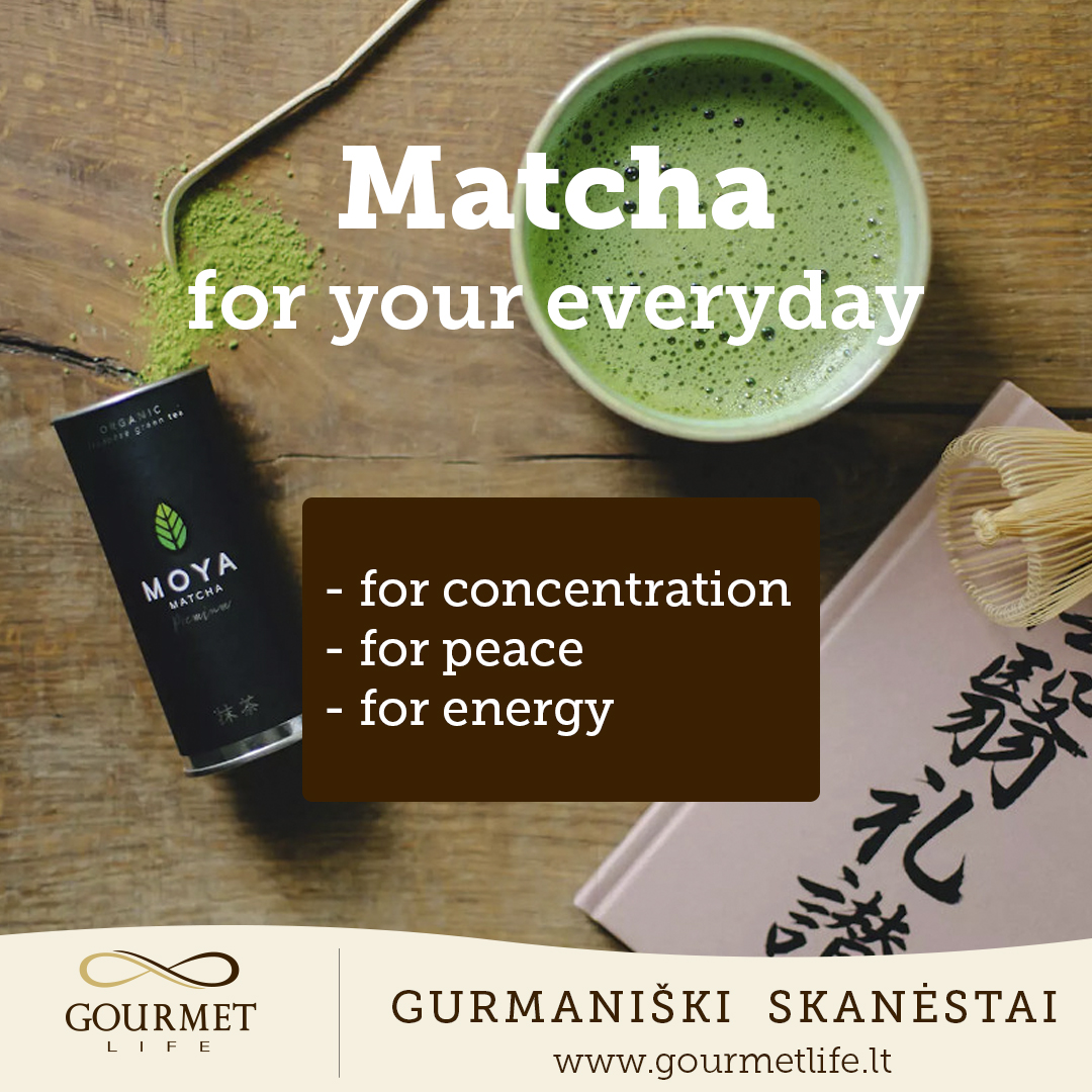 Keiskite įpročius su Matcha!