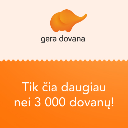 3 000+ įspūdžio dovanų kiekvienam