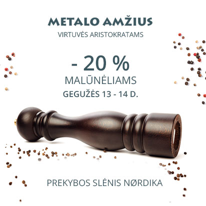 Noriu savaitgalis -20% malūnėliams
