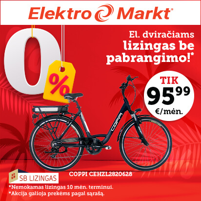 Elektrinių dviračių lizingas