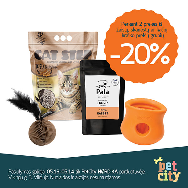 ‘-20 % perkant 2 prekes