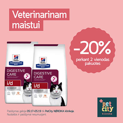 Veterinariniam maistui -20 %