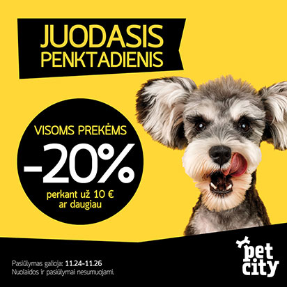 Juodasis penktadienis: -20% visoms prekėms
