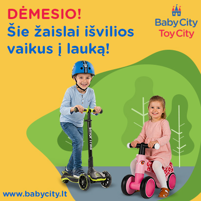 Žaislai išvilios į lauką!