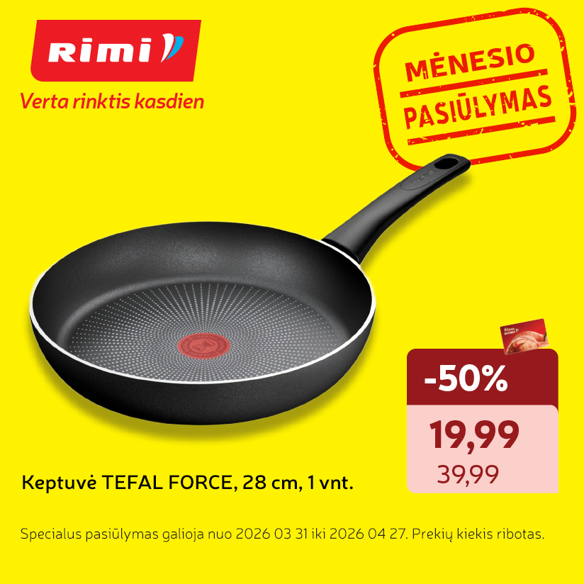 RIMI | MĖNESIO PASIŪLYMAS