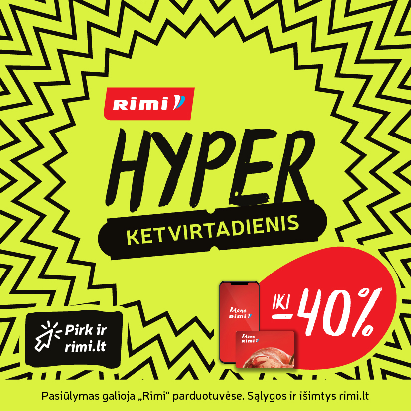 RIMI | HYPER KETVIRTADIENIS