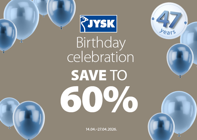 MES ŠVENČIAME 47 METAI Sutaupyk iki 60%