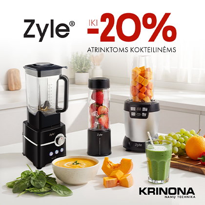 Iki -20% nuolaida pažymėtoms Zyle kokteilinėms