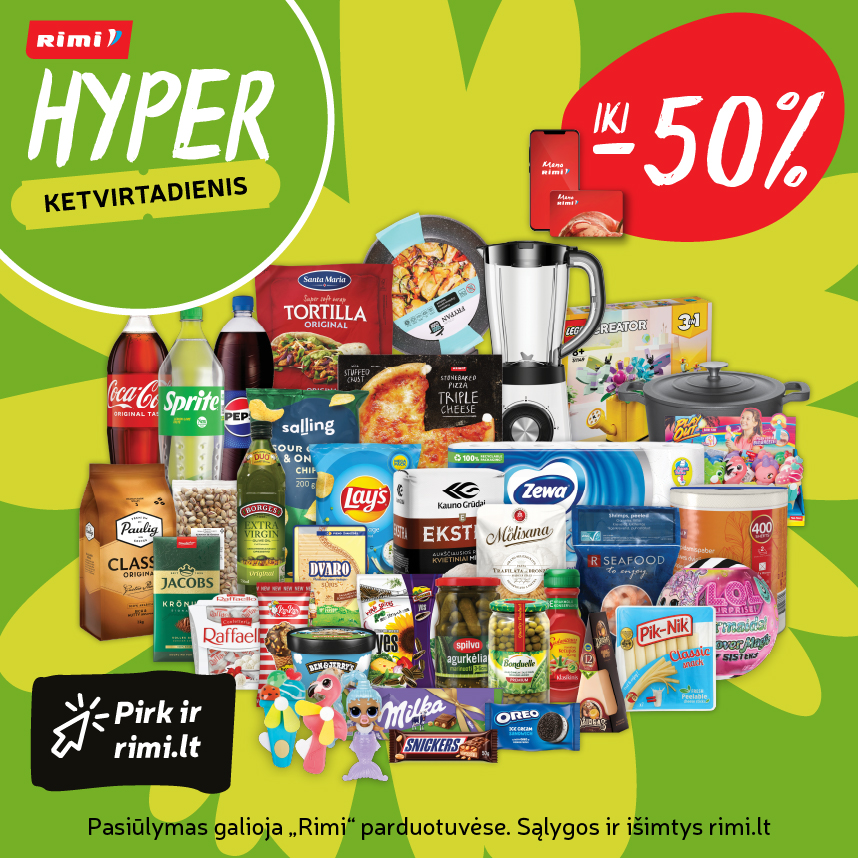 RIMI | HYPER KETVIRTADIENIS