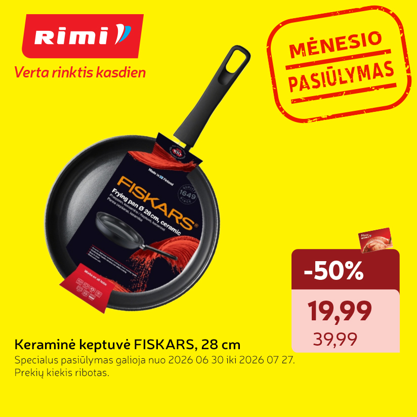 RIMI | MĖNESIO PASIŪLYMAS