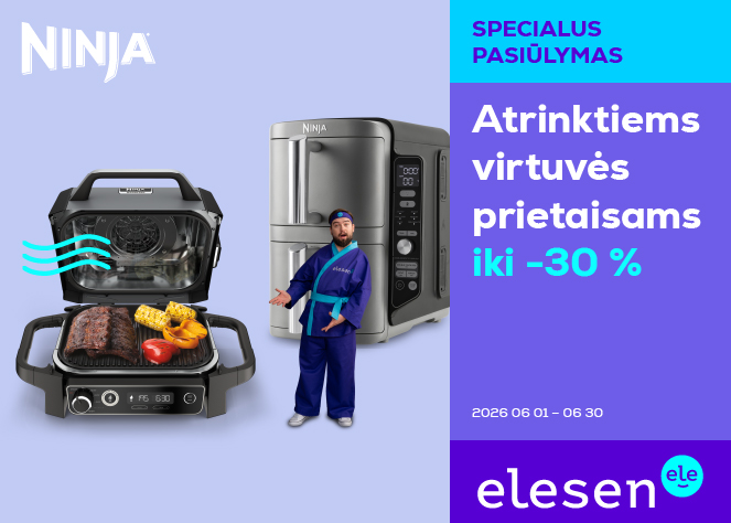 Atrinktiems virtuvės prietaisams iki -30 %