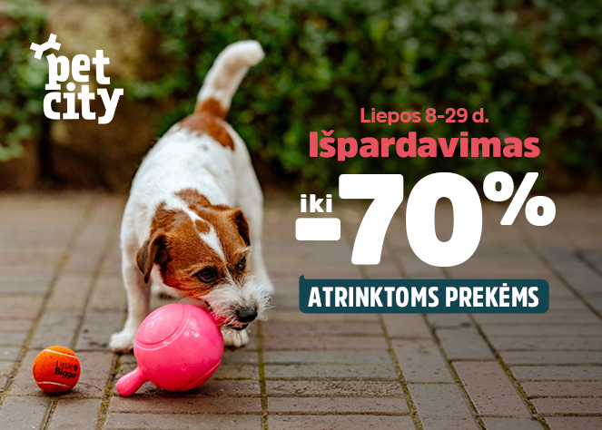 PetCity nuolaidos iki -70%