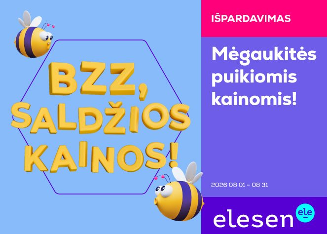 ELESEN. Saldžios nuolaidos iki 30 %!
