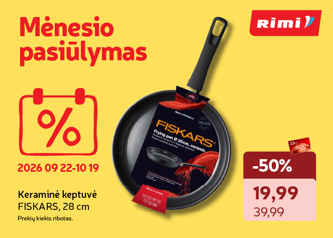 RIMI | MĖNESIO PASIŪLYMAS