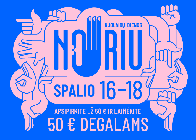 NØRIU nuolaidų savaitgalis!!!