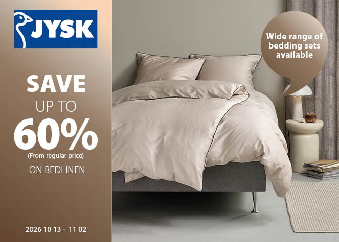 Sutaupyk iki 60 % PATALYNEI (Nuo reguliarios kainos)