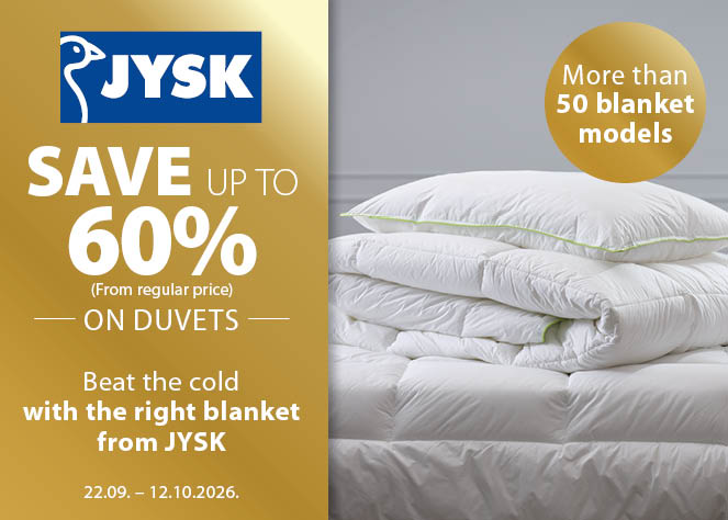 Sutaupyk iki 60 % ANTKLODĖMS (nuo reguliarios kainos)