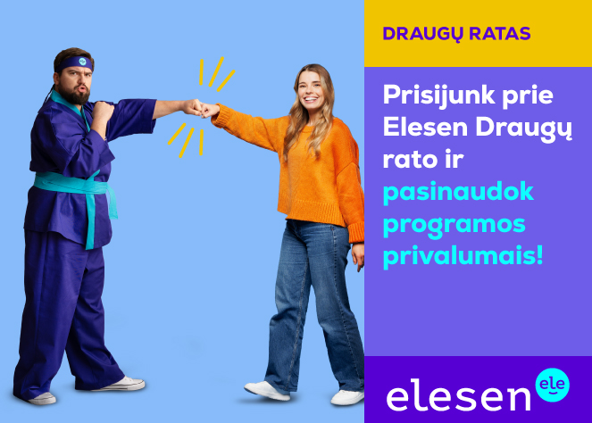 ELESEN. Startavo DRAUGŲ RATAS – pirmieji pasiūlymai nariams